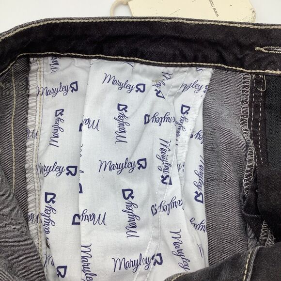 Maryley Womens Made in Italy Jeans‎ Black Size 10 NWT - Picture 10 of 13